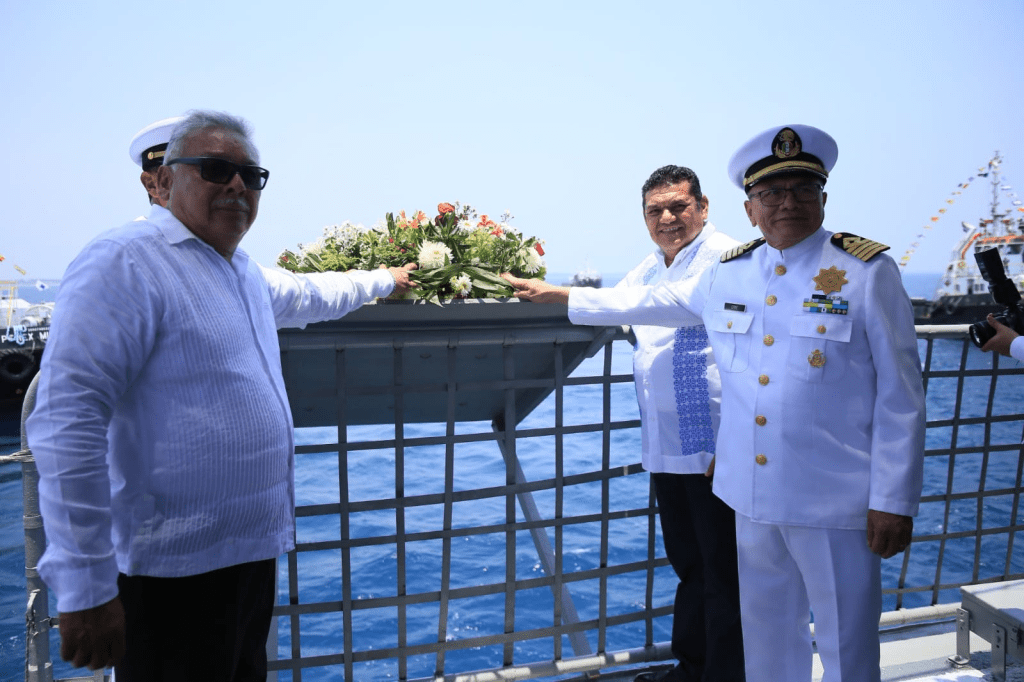 Gobernador Javier May conmemora el Día de la Marina Nacional en Dos&nbsp;Bocas
