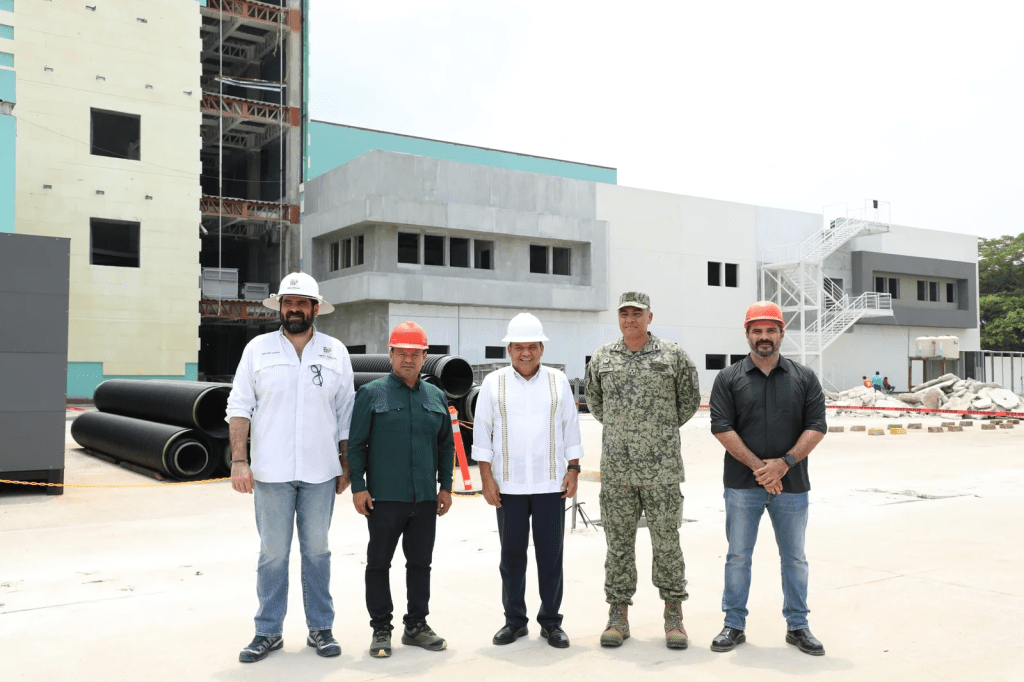 Supervisan avances del Hospital de Alta Especialidad en Cárdenas; inversión supera los 567 millones de&nbsp;pesos
