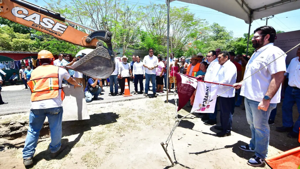 Gobierno de Territorio impulsa obras en Centla para mejorar la calidad de vida y generar&nbsp;empleo