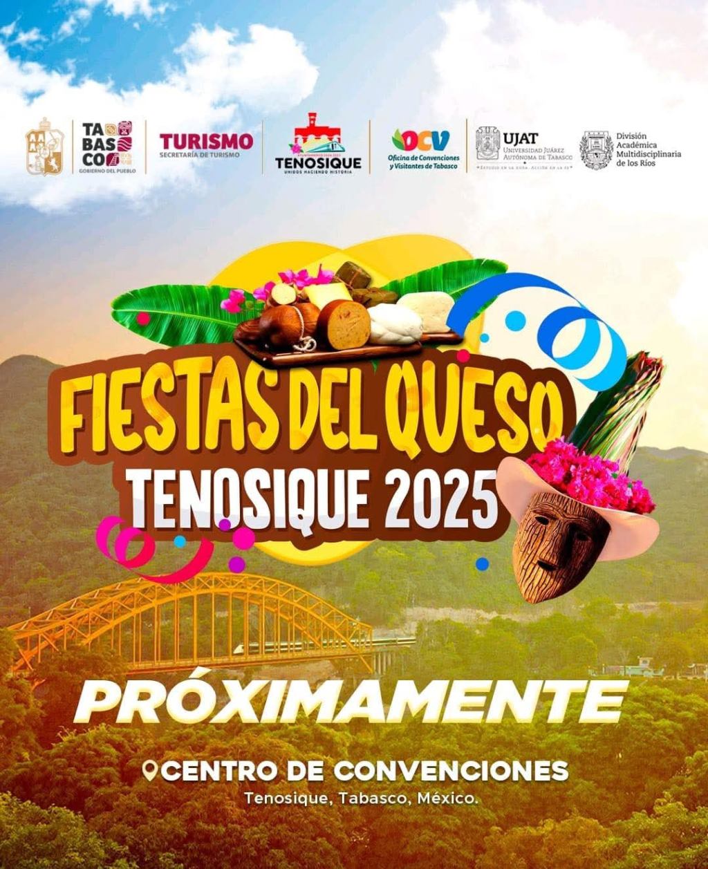 Tenosique se prepara para celebrar las Fiestas del Queso&nbsp;2025