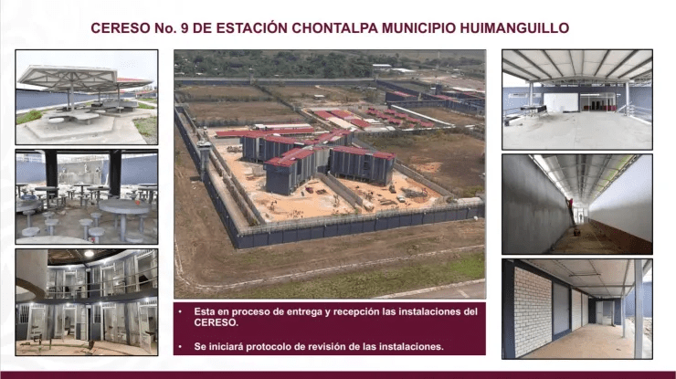 Inicia entrega-recepción del nuevo penal estatal en Huimanguillo; fortalecerá reinserción y combate a la&nbsp;impunidad