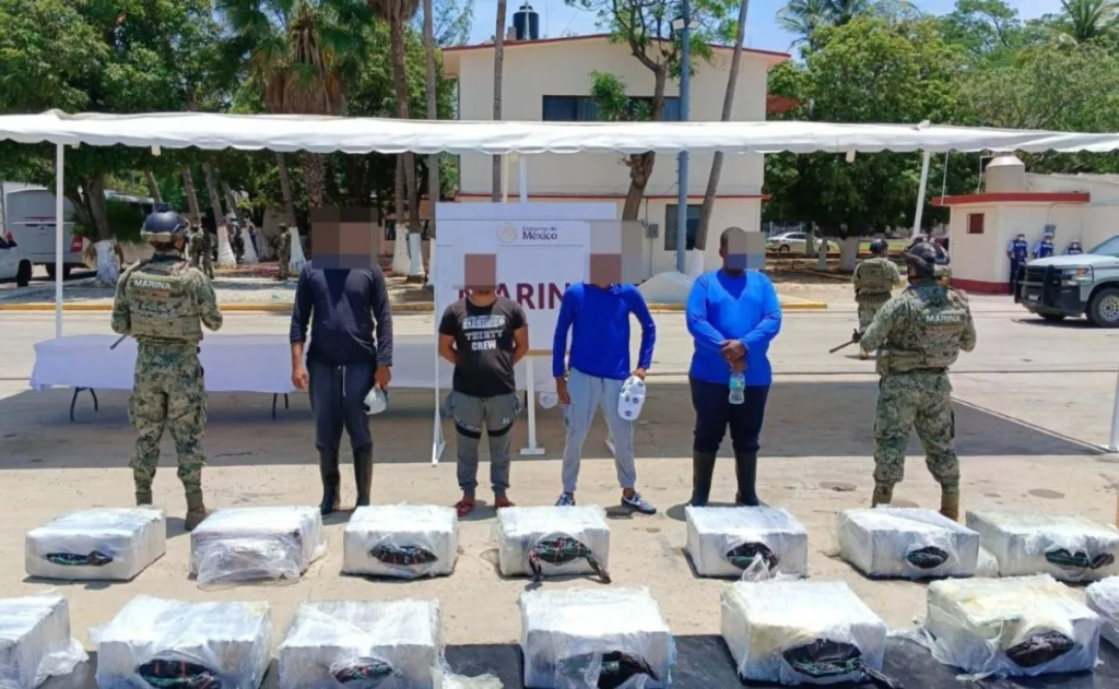 Aseguran más de media tonelada de cocaína en costas de&nbsp;Oaxaca