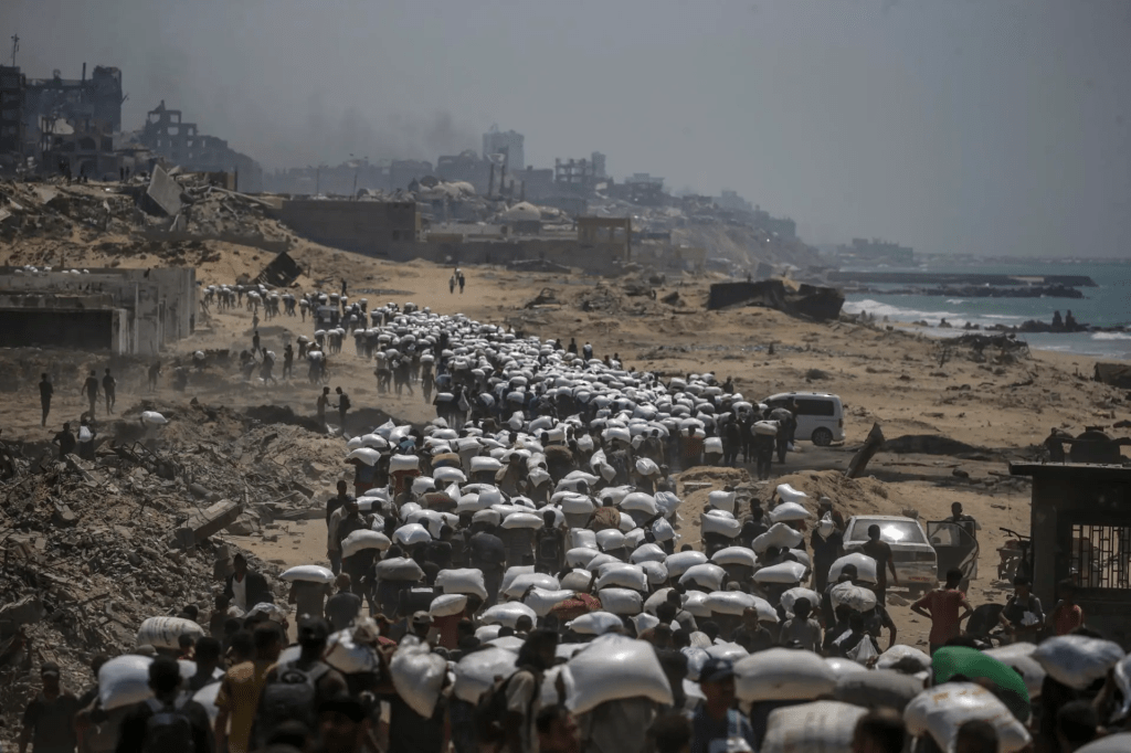 Trump dice que instalará “centros de alimentos sin vallas” en Gaza con sus&nbsp;aliados