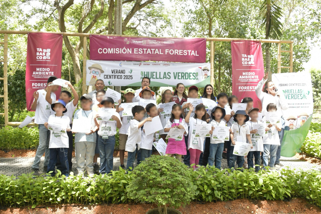 Niñas y niños concluyen con éxito curso “Huellas Verdes” y refuerzan conciencia&nbsp;ambiental