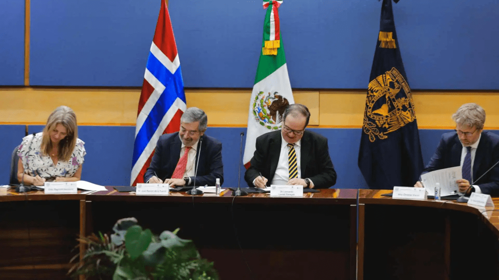 UNAM y SRE firman acuerdo con Noruega para impulsar cultura de&nbsp;paz