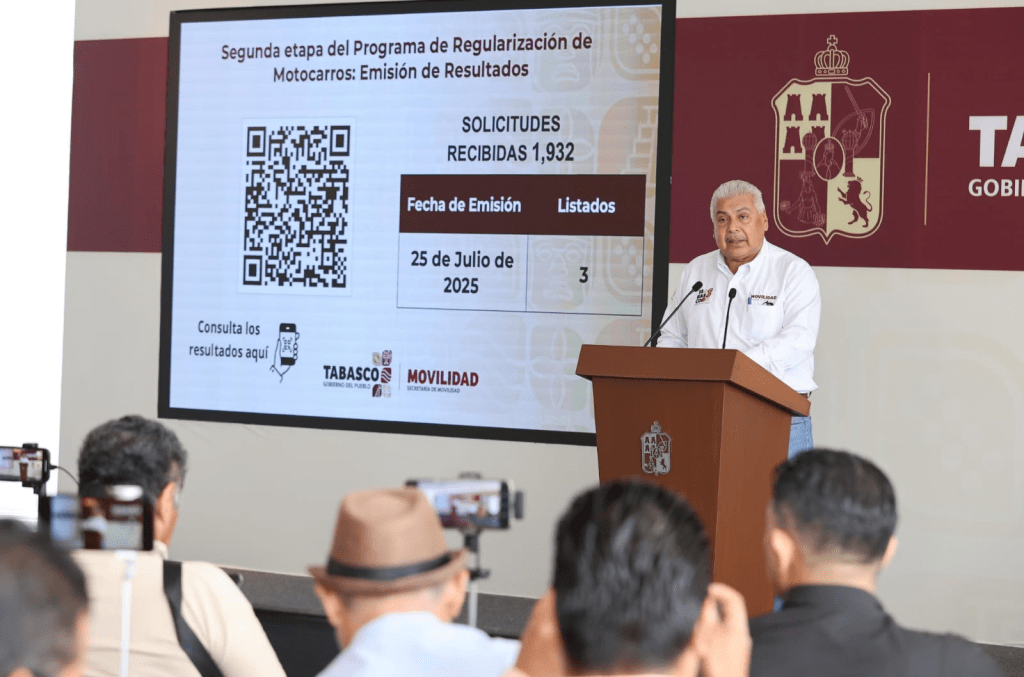 Arranca tercera etapa del Programa de Regularización de Motocarros en Tabasco: no habrá más transporte irregular, advierte Javier&nbsp;May