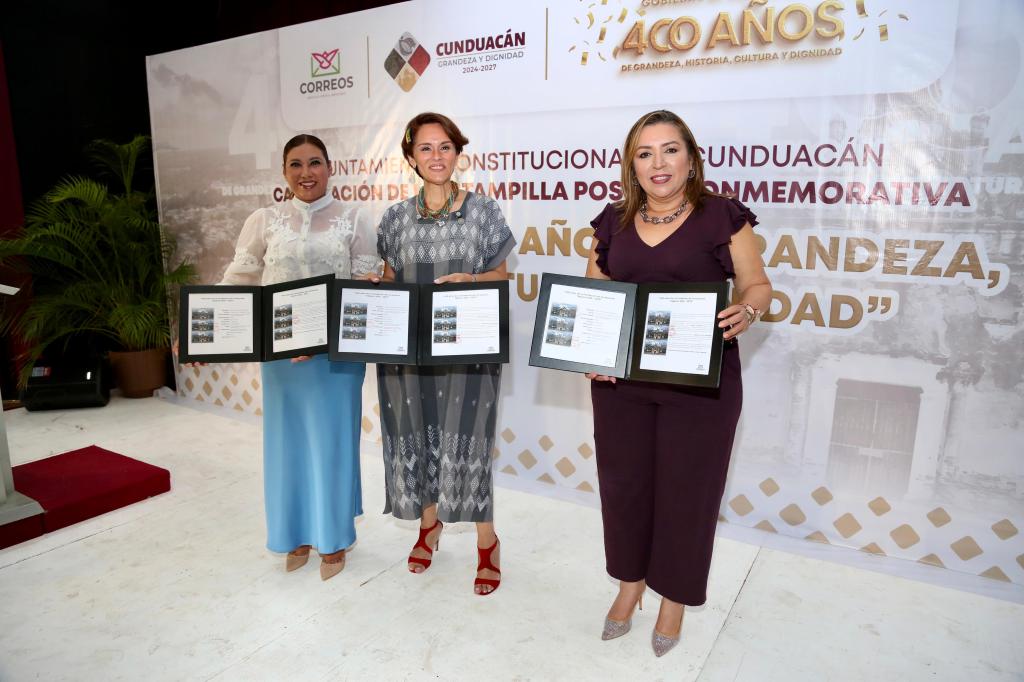 Conmemoran en Cunduacán 400 años de su fundación con estampilla&nbsp;postal