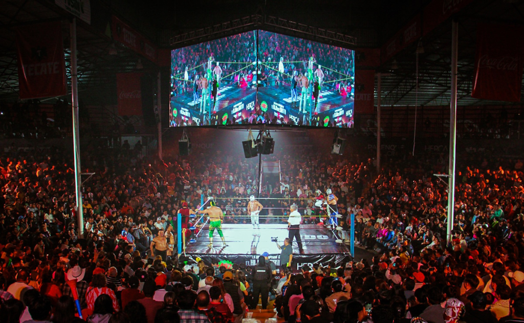 El Hijo del Santo se lleva el triunfo en su pelea de despedida en&nbsp;Tulancingo