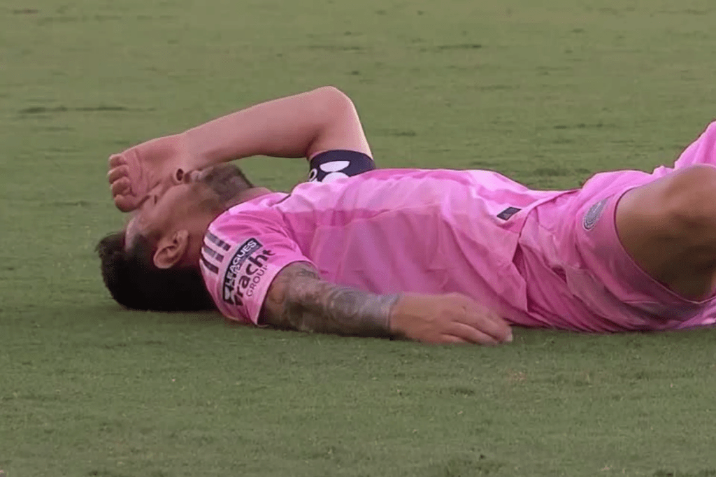 Leagues Cup 2025: Messi se lesiona ante Necaxa y sale de&nbsp;cambio