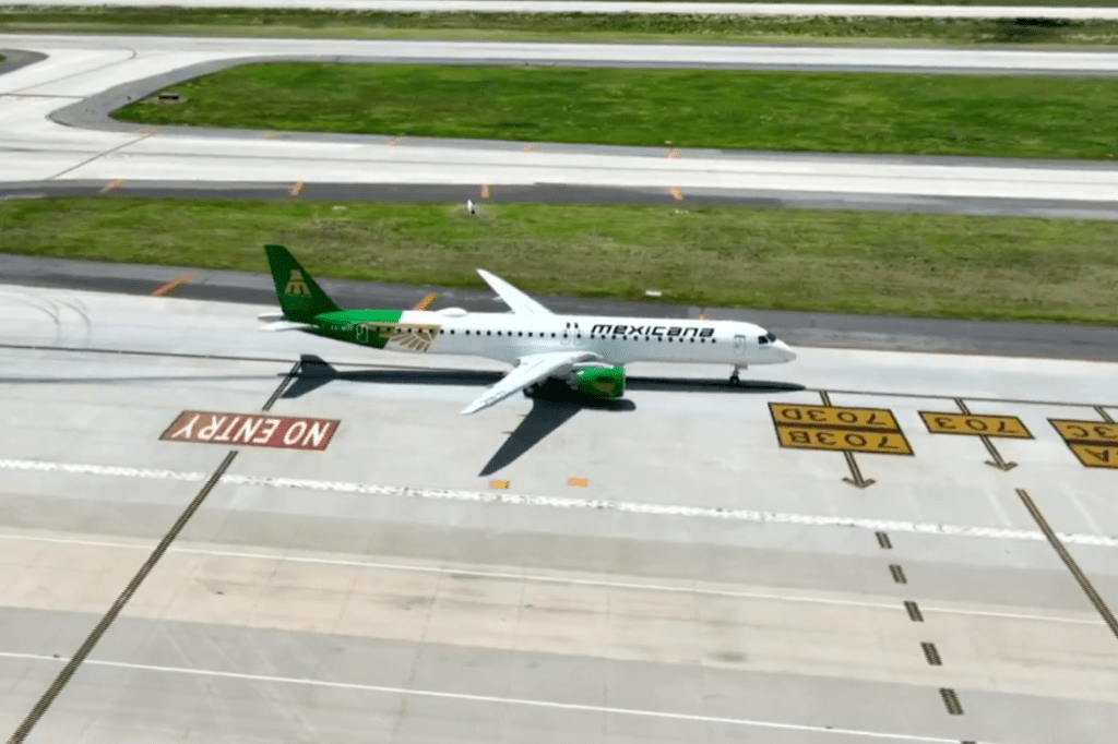 Mexicana de Aviación recibe la tercera aeronave Embraer&nbsp;E195-E2