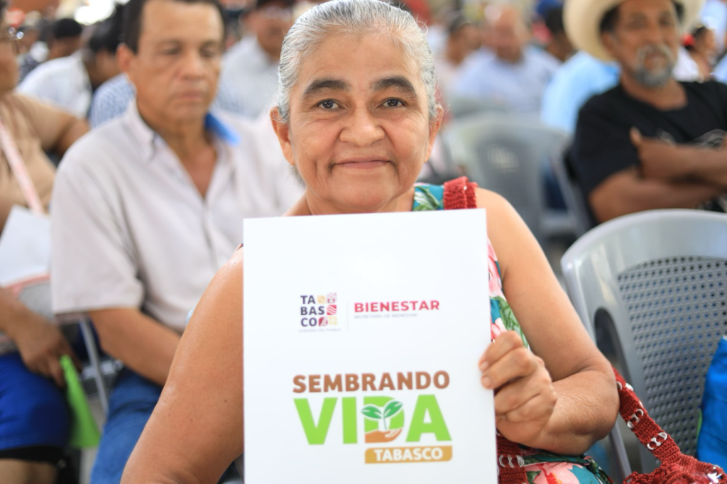 Avanza Sembrando Vida Tabasco: entregan nuevas tarjetas a beneficiarios de la&nbsp;Chontalpa