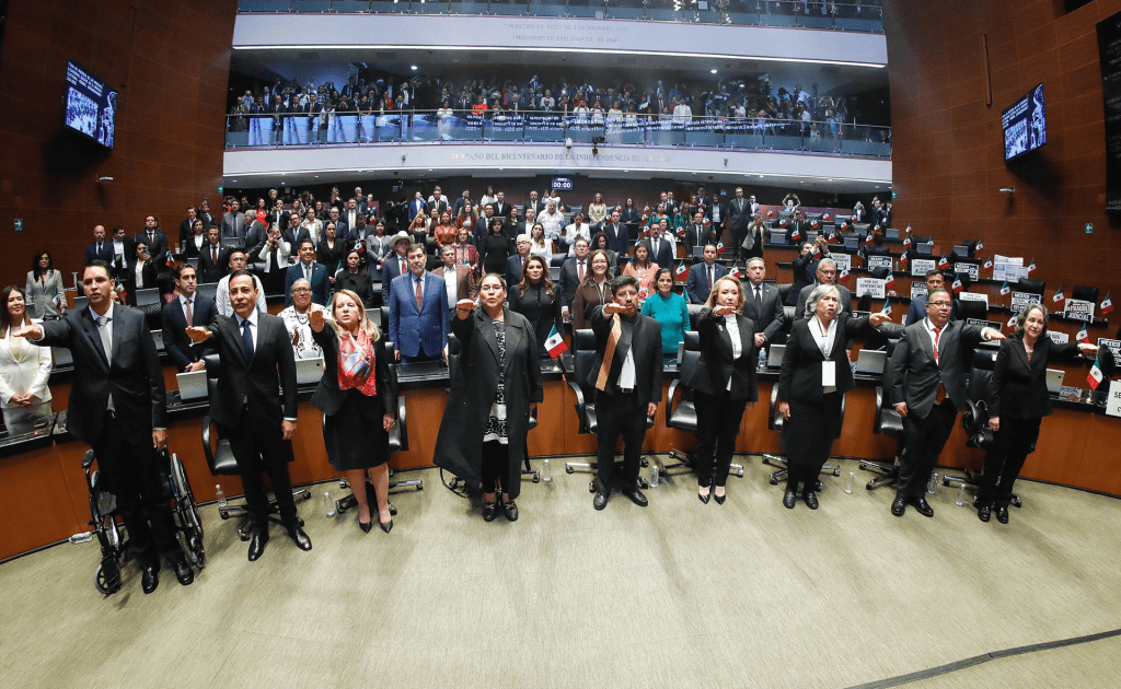 Nuevo pleno de la SCJN rinde protesta en el Senado de la&nbsp;República