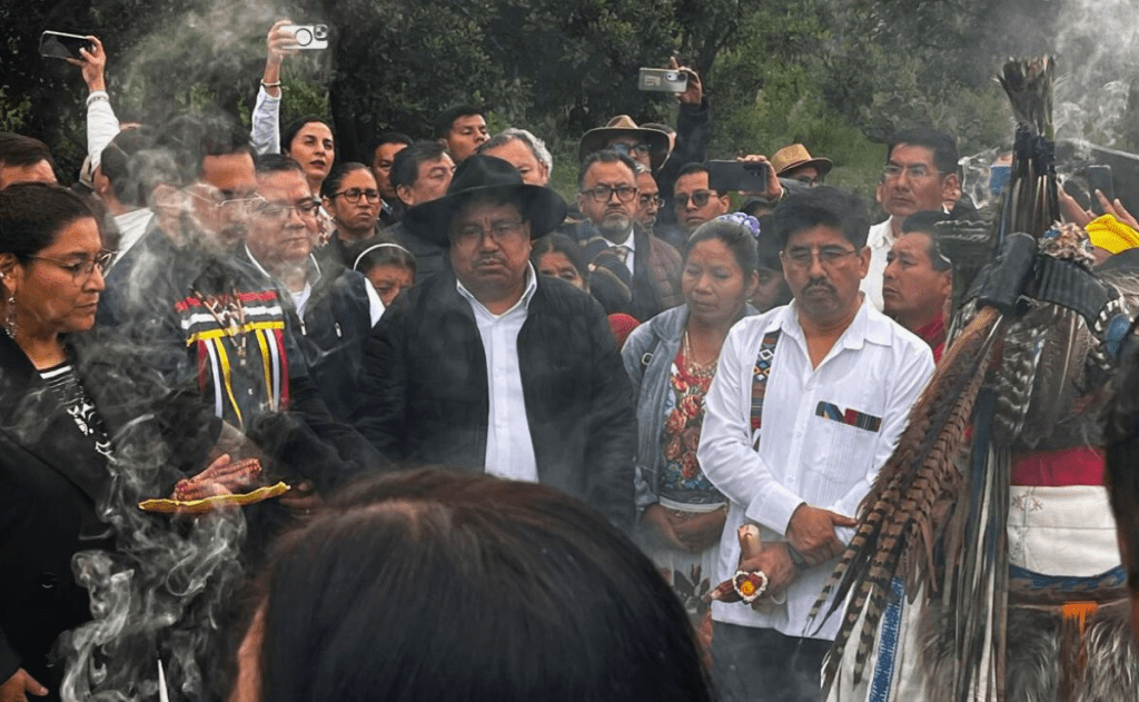 Comunidades indígenas consagran bastones de mando para nuevos ministros de la&nbsp;Corte