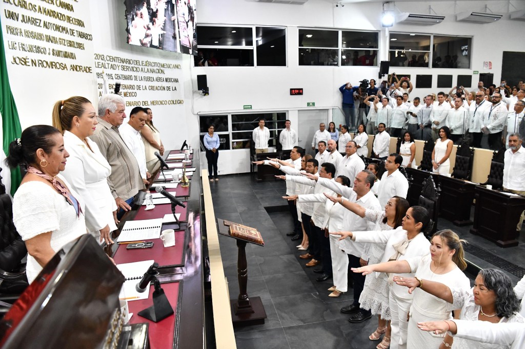 Rinden protesta nuevos integrantes del Poder Judicial de Tabasco en un hecho&nbsp;histórico