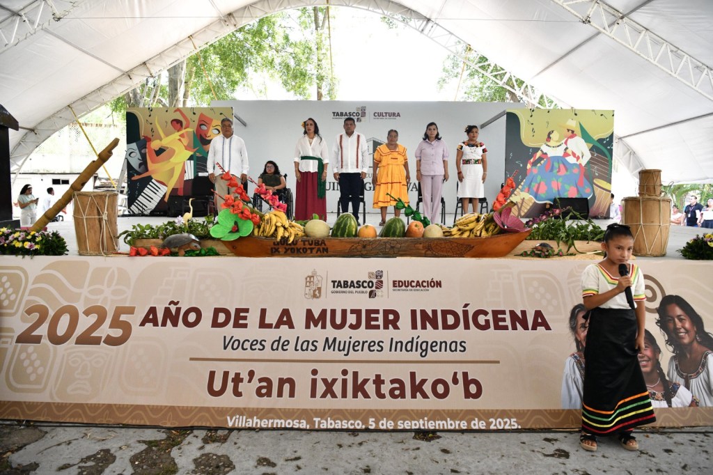 Gobierno de Tabasco rinde homenaje a las mujeres indígenas en su año con un llamado a la justicia, la visibilización y la&nbsp;igualdad