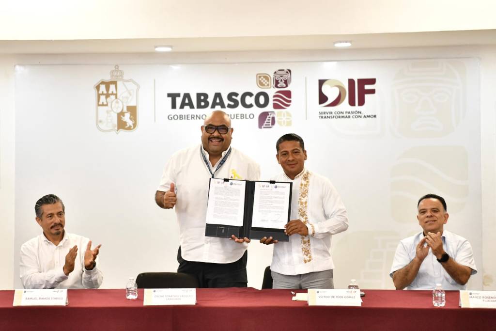 DIF Tabasco y Fiscalía firman convenio para proteger a niñas, niños y&nbsp;adolescentes