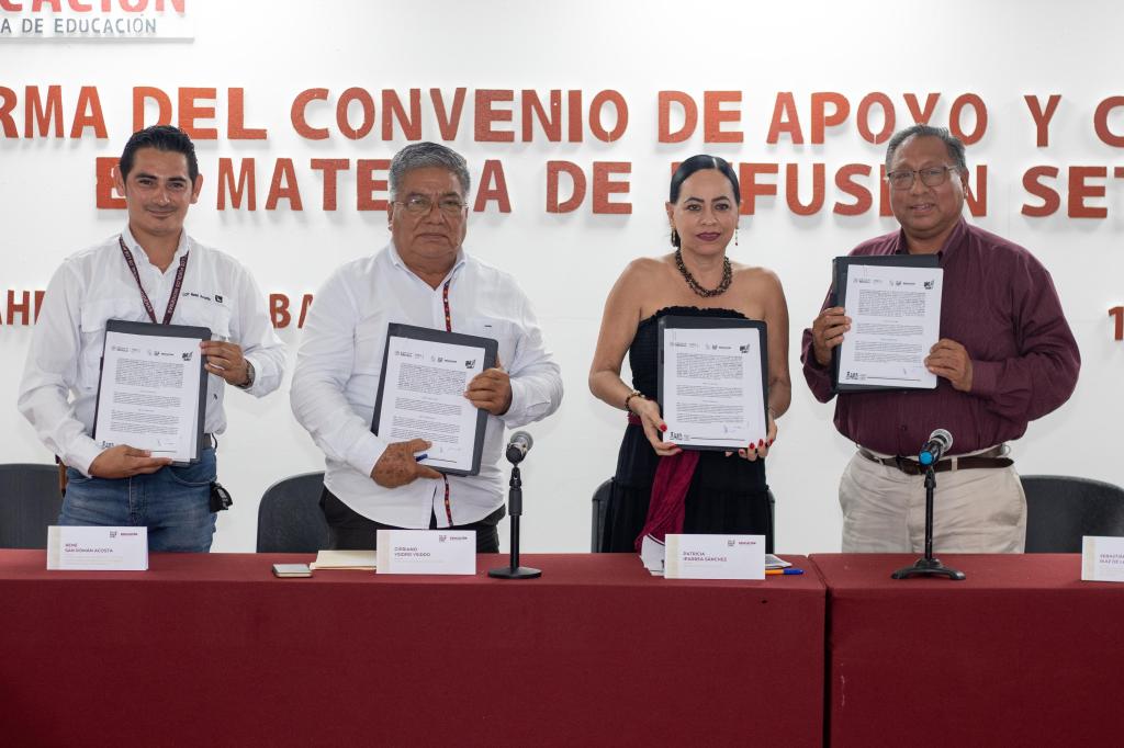 SETAB e INPI firman convenio para fortalecer inclusión y difusión de culturas originarias en&nbsp;Tabasco