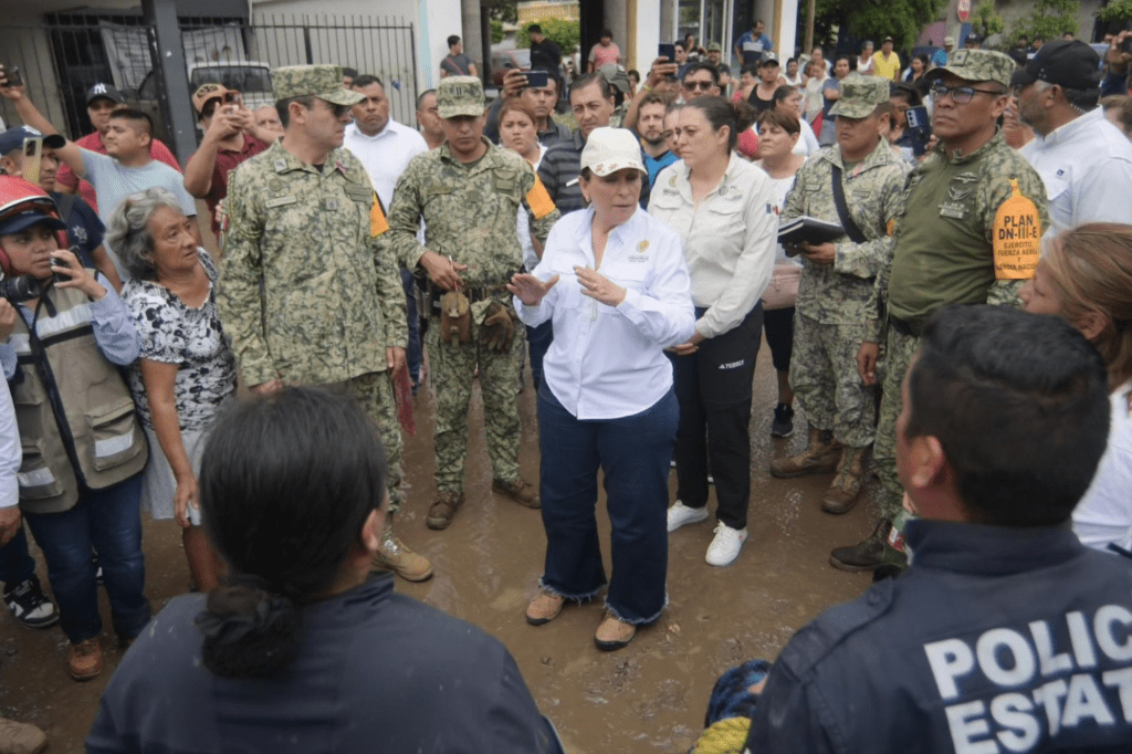 Voy a encargarme de reconstruir las zonas afectadas en Veracruz por las lluvias extraordinarias: Rocío&nbsp;Nahle