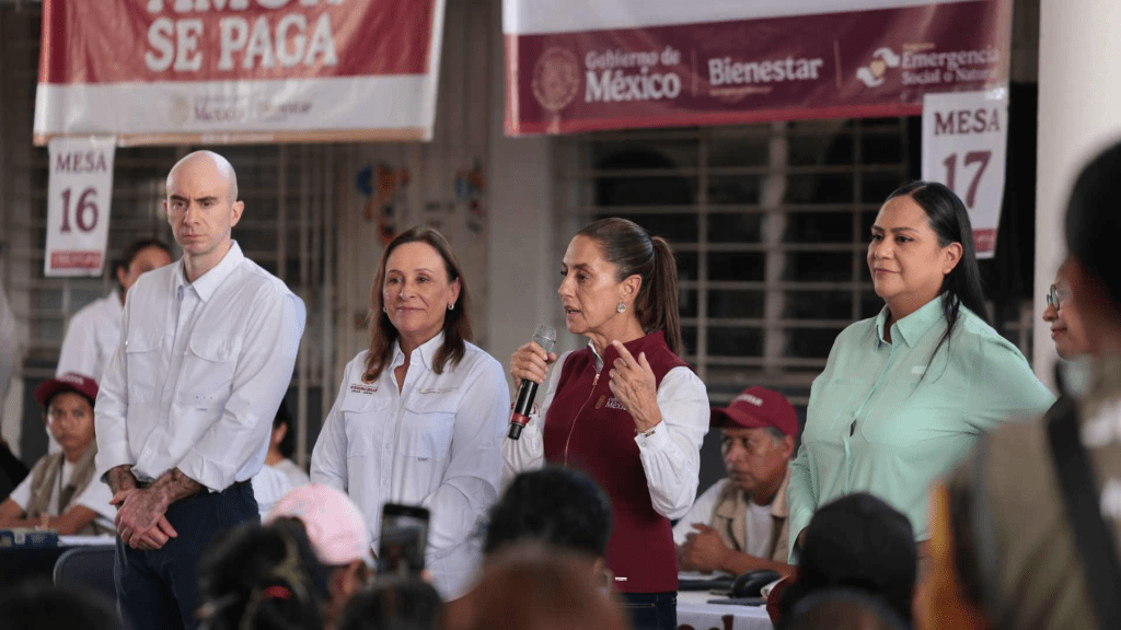 Sheinbaum visita Álamo y promete apoyo total a familias afectadas por&nbsp;lluvias