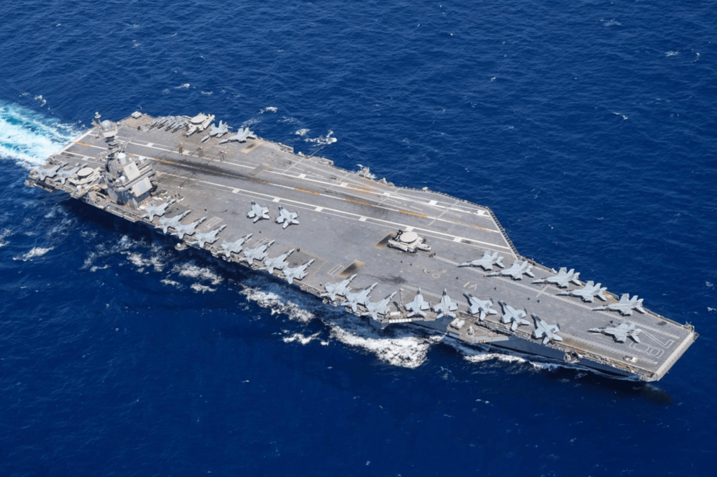 Estados Unidos despliega su mayor portaviones en el Caribe, en medio de tensión con&nbsp;Venezuela