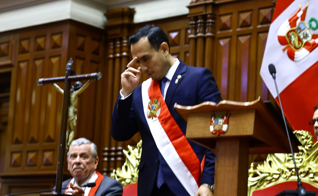 José Jerí asume como presidente interino de Perú tras la destitución de&nbsp;Boluarte