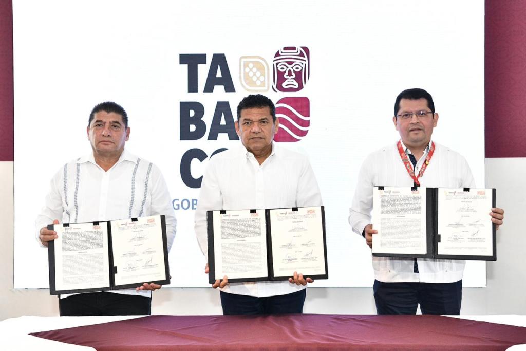 Firman SSPC y OXXO convenio para instalar botones de emergencia en más de 300 tiendas de&nbsp;Tabasco