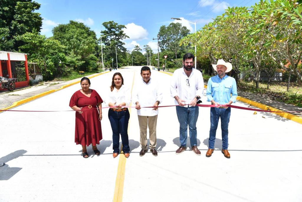 Gobernador Javier May inaugura obras en Arena de Hidalgo, Tenosique, con inversión de más de 13 millones de&nbsp;pesos