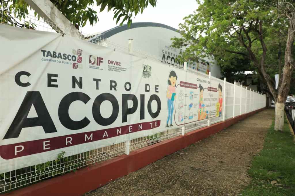 Tabasco activa centros de acopio en apoyo a familias afectadas por inundaciones en&nbsp;Veracruz