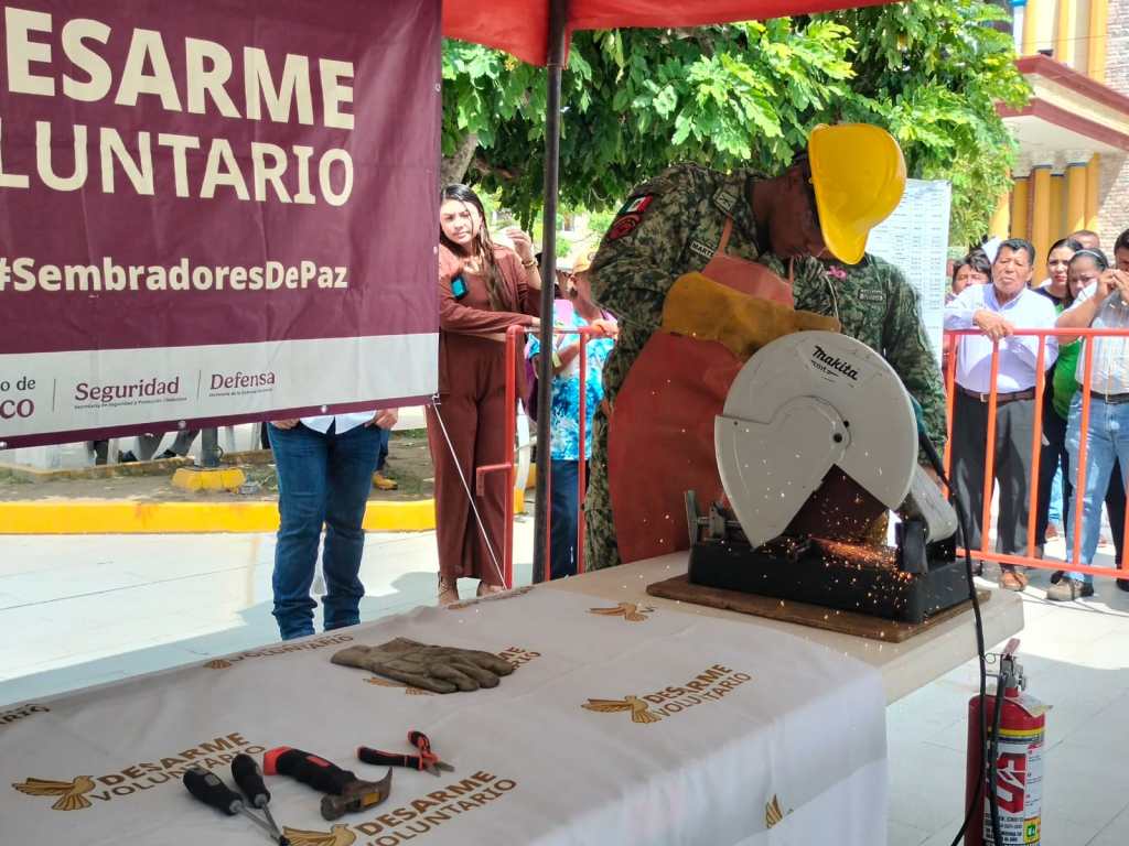 Arranca en Paraíso Jornada de Desarme Voluntario para promover la paz y reducir la&nbsp;violencia