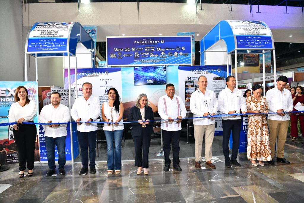 Refrenda Javier May compromiso con sector empresarial en inauguración de la Expo Industrial Canacintra&nbsp;2025