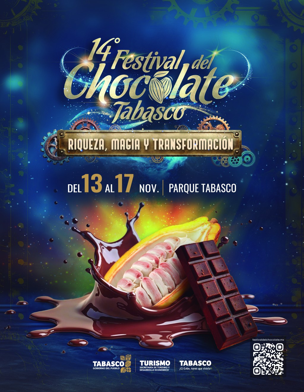 ¡Vive el sabor de Tabasco! En el 14° Festival del Chocolate Tabasco&nbsp;2025