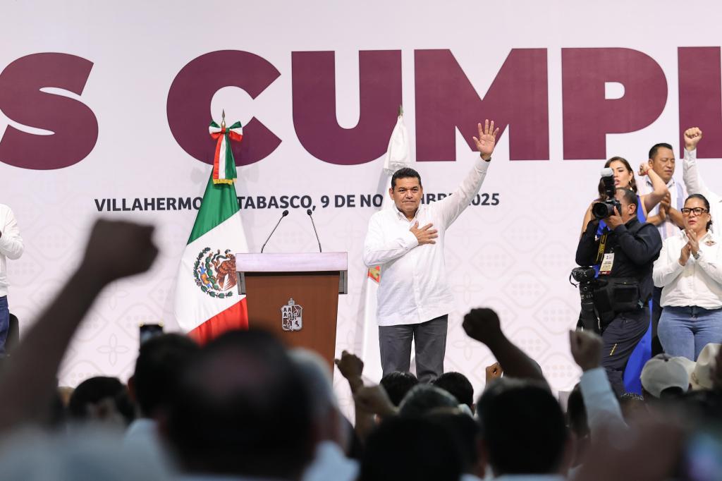 “La transformación de Tabasco está en marcha y nadie la detiene”: Javier May rinde su Primer Informe de&nbsp;Gobierno