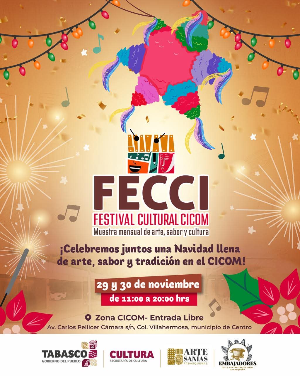 ¡Llega la quinta edición del Festival Cultural CICOM&nbsp;(FECCI)!