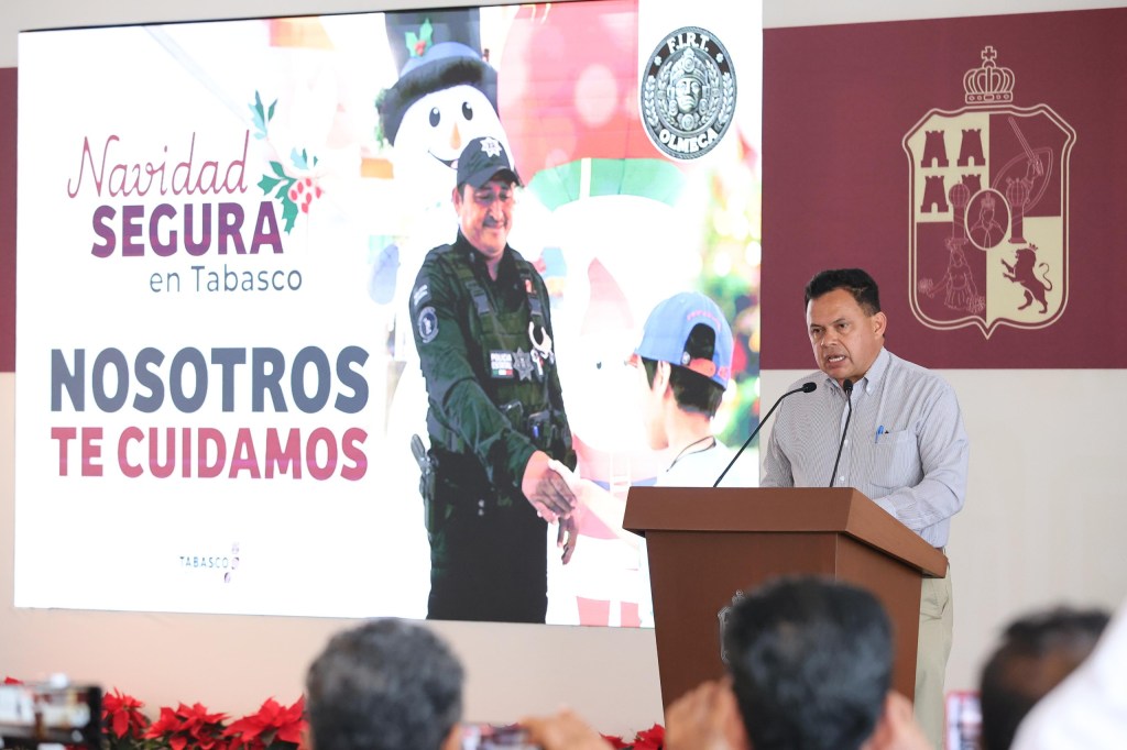Gobierno de Tabasco lanza campaña “Navidad Segura&nbsp;2025”