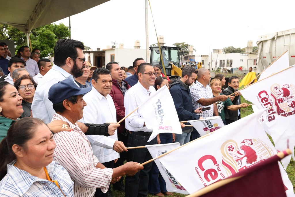 Arranca construcción de 1,200 viviendas en Centla; proyecto forma parte de más de 90 mil acciones habitacionales para&nbsp;Tabasco