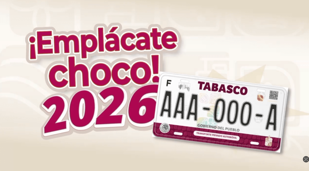 Inicia en Tabasco el canje de nuevas placas vehiculares con plataforma digital Llave Tabasco