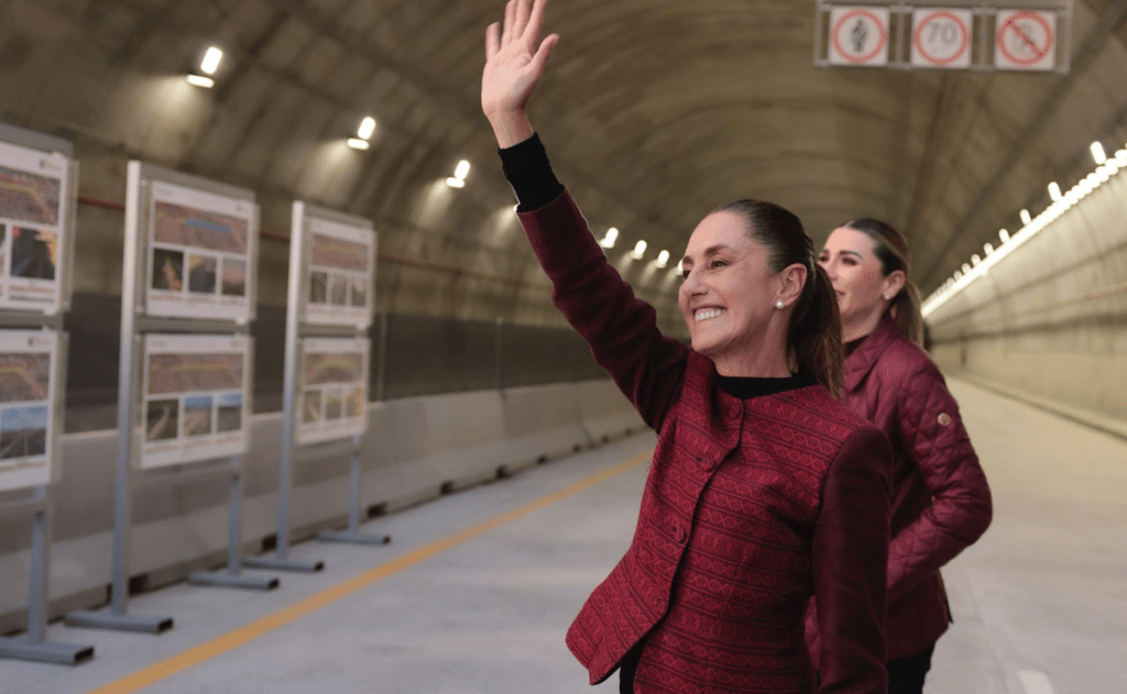 Sheinbaum inaugura primera etapa del Viaducto Elevado de&nbsp;Tijuana