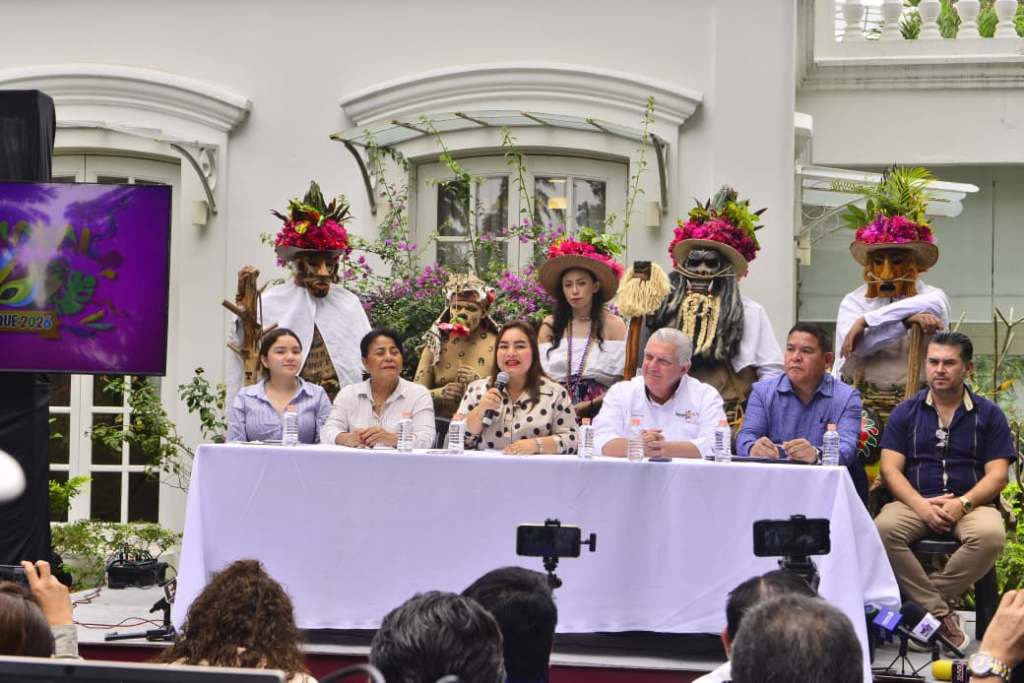 Presentan programa del Carnaval de Tenosique 2026; esperan más de 100 mil visitantes