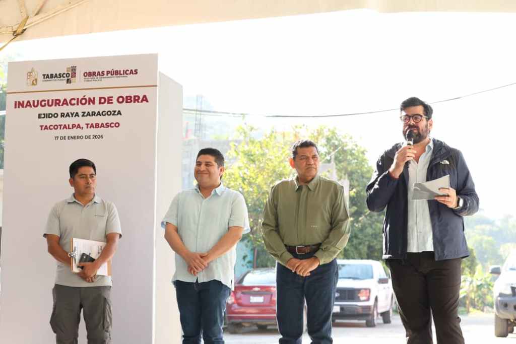 Gobierno del Estado entrega ampliación de red eléctrica en ejido Raya Zaragoza,&nbsp;Tacotalpa