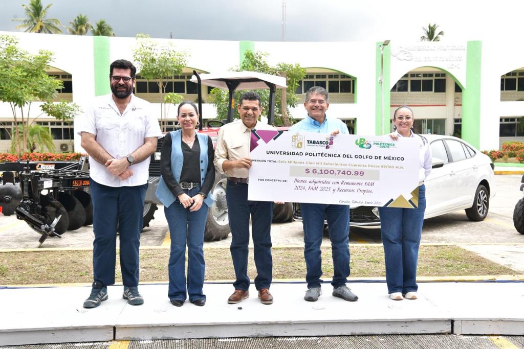 Entrega Javier May equipamiento y mobiliario a la Universidad Politécnica del Golfo de&nbsp;México