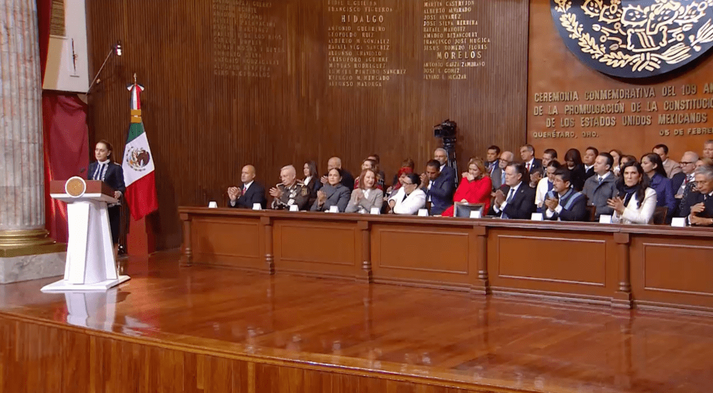 La Cuarta Transformación recuperó la esencia de la Constitución de 1917:&nbsp;Sheinbaum