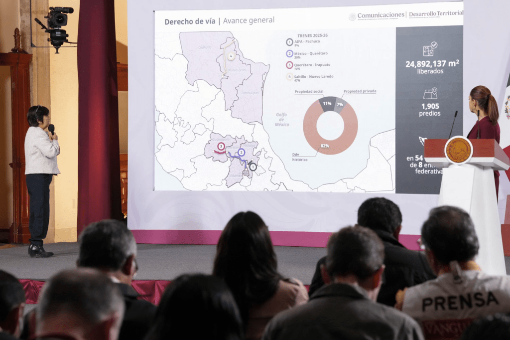 Tren CDMX-AIFA iniciará operaciones antes de Semana Santa:&nbsp;Sheinbaum