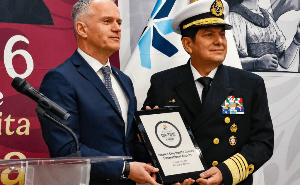 Reconocen al AICM como el tercer aeropuerto más puntual del&nbsp;mundo