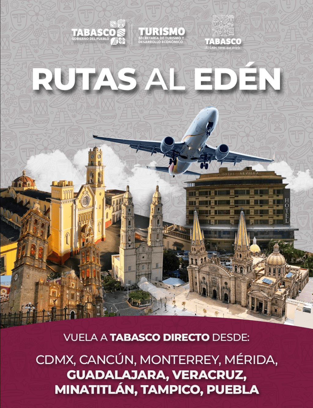 Tabasco fortalece su conectividad aérea y se consolida como destino turístico del&nbsp;sureste