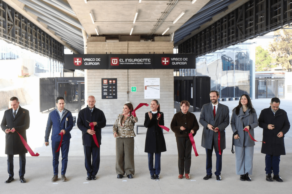 Sheinbaum inaugura tramo Santa Fe-Observatorio del Tren “El&nbsp;Insurgente”