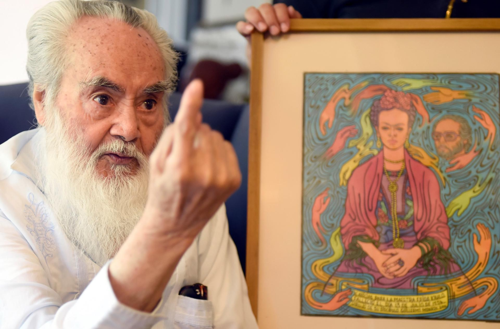 Muere a los 102 años el pintor Guillermo Monroy Becerril, alumno de Frida&nbsp;Kahlo