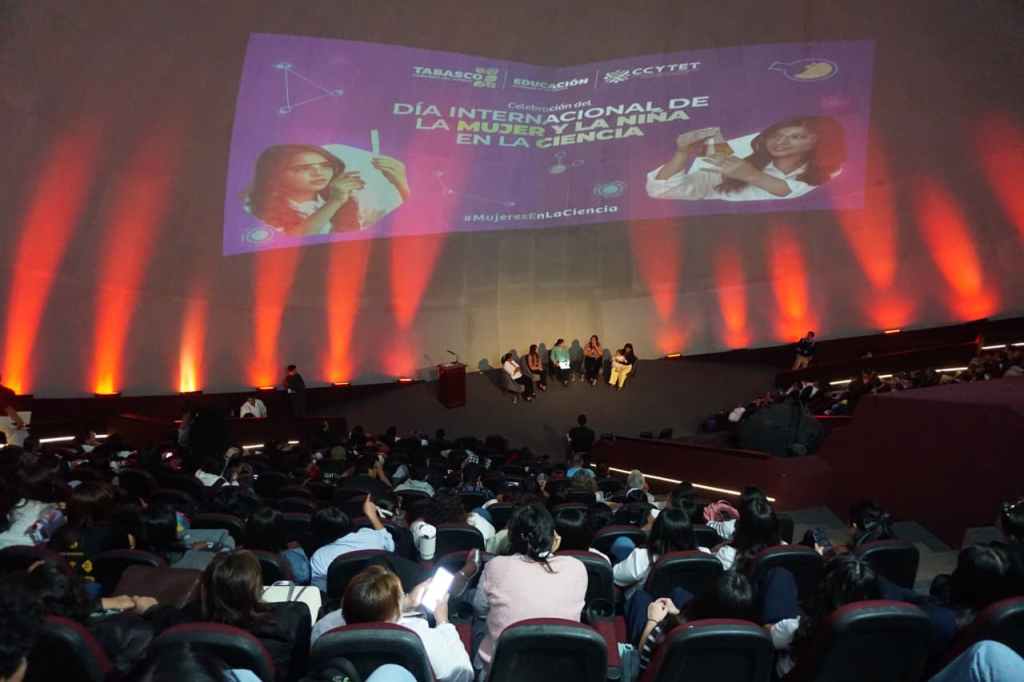 CCYTET conmemora el Día Internacional de la Mujer y la Niña en la Ciencia con encuentro en el Planetario Tabasco&nbsp;2000