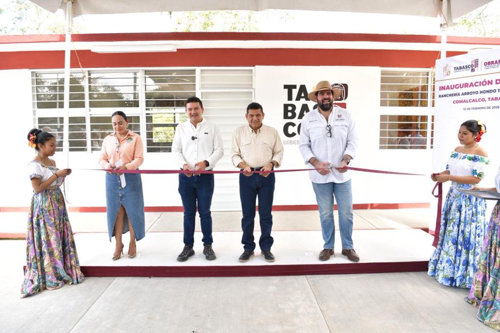 Entrega Javier May nuevas instalaciones del Telebachillerato Comunitario 17 en&nbsp;Comalcalco