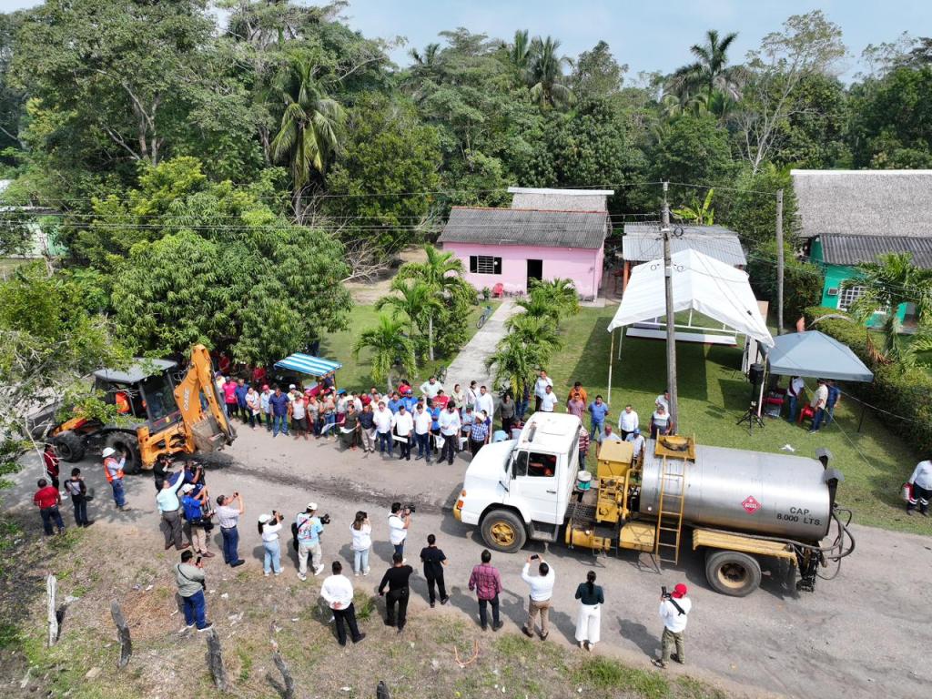 Inician rehabilitación de camino Arroyo Hondo–El Manguito en&nbsp;Comalcalco