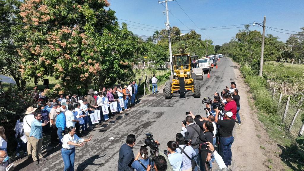Arranca rehabilitación carretera Playas del Rosario–Jalapa con inversión superior a 34&nbsp;mdp